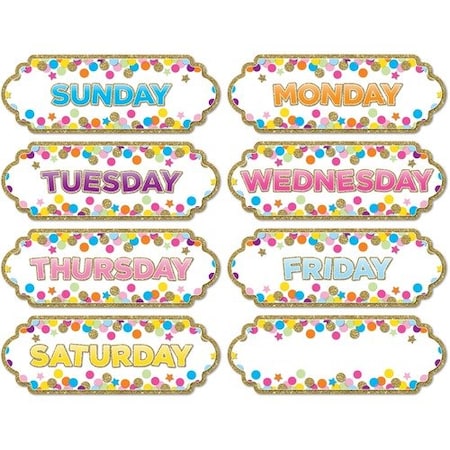 Ashley Productions Header, Days, Magnetic, Confetti, 8 ASH19006